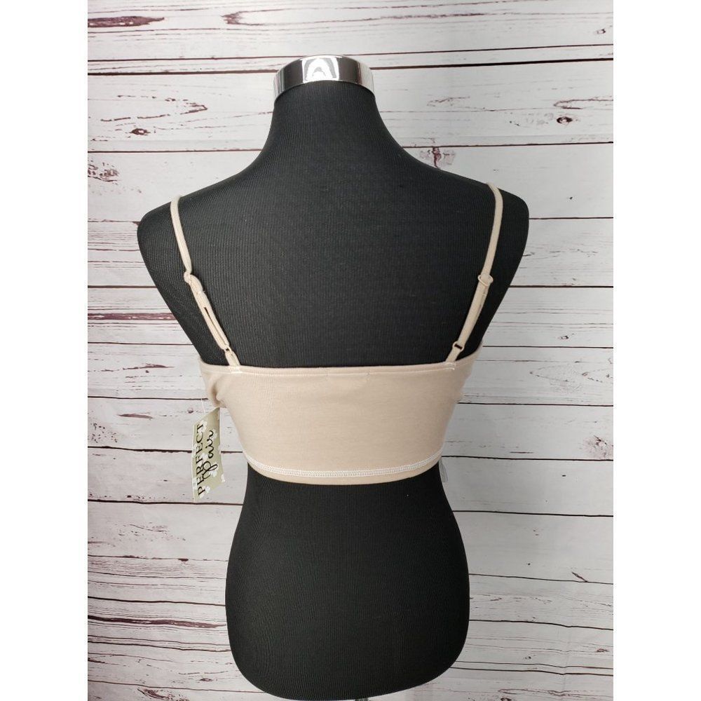 J For Justify Beige Pullover Sleeveless Adjustable Crop Top Size Medium - Picture 13 of 13